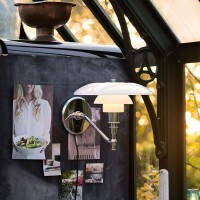 Louis Poulsen PH 3/2 Wall in White Opaline Glass by Poul