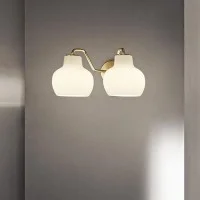 Louis Poulsen VL Ring Crown Wall Lampada Doppia Da Parete In