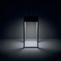 Logica Diogene L Lantern LED Table Battery Lamp With Logica Diogene L Lantern LED Table Battery Lamp With