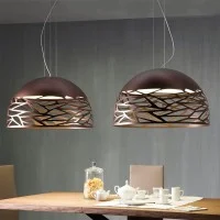 Lodes Kelly Dome Suspension Lamp In Laser Cut Metal By Andrea