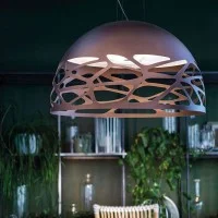 Lodes Kelly Dome Suspension Lamp In Laser Cut Metal By Andrea