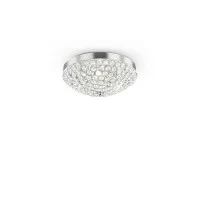 Ideal Lux Orion PL Lamp Ceiling Or Wall Light In Chrome Metal