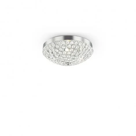 Ideal Lux Orion PL Lamp Ceiling Or Wall Light In Chrome Metal
