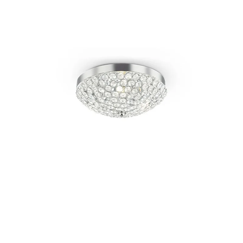 Ideal Lux Orion PL Lamp Ceiling Or Wall Light In Chrome Metal Ideal Lux Orion PL Lamp Ceiling Or Wall Light In Chrome Metal