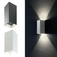Sovil Tower Lampada LED Da Parete Bi-Emissione Rettangolare
