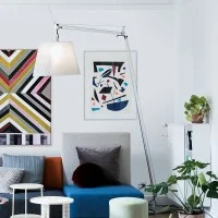 Artemide Tolomeo Maxi Floor Lamp Design Michele De Lucchi 30th