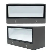 Sovil Box LED Wall Lamp Bi-Emission In Aluminum For Outdoor IP65