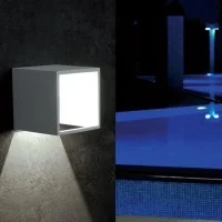 Sovil Niko Lampada Bianca LED Cubetto da Parete Luce Neutra In