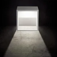 Sovil Niko Lampada Bianca LED Cubetto da Parete Luce Neutra In