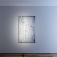 Davide Groppi Masai LED Floor Suspension Lamp In Methacrylate