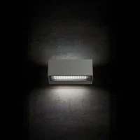 Sovil Garage Lampada LED Luce Calda In Alluminio E Vetro Per
