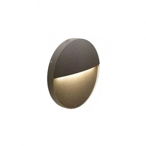 Sovil Geo Round Lampada LED Da Parete Segnapasso Tondo Luce