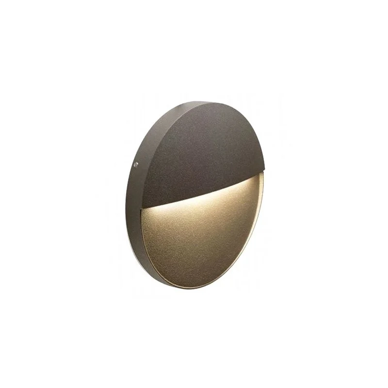 Sovil Geo Round Lampada LED Da Parete Segnapasso Tondo Luce Sovil Geo Round Lampada LED Da Parete Segnapasso Tondo Luce