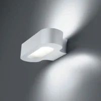 Artemide Talo White Aluminum Wall Lamp Double Emission Design