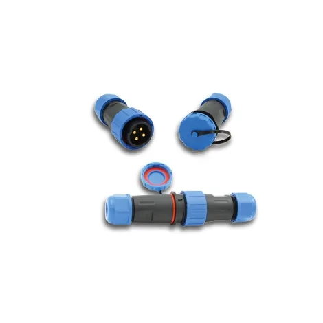 Lampo IP68 4-Pin Male Female Waterproof Connector for Outdoor LED Lighting
