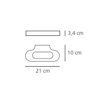 Artemide Talo Wall In Alluminio Lampada da Parete Doppia