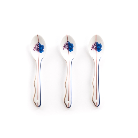 Seletti Hybrid set of three spoons