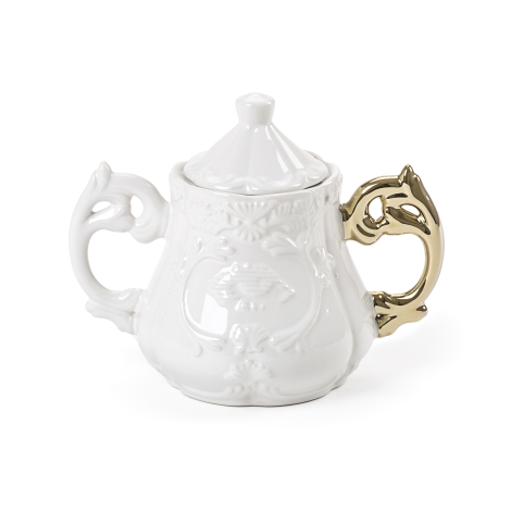 Seletti I-Wares Gold sugar bowl