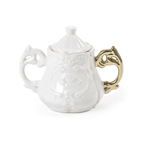 Seletti I-Wares Gold sugar bowl