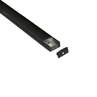 Lampo Kit Profilo In Alluminio 2 Metri A Superficie Per Strip Lampo Kit Profilo In Alluminio 2 Metri A Superficie Per Strip