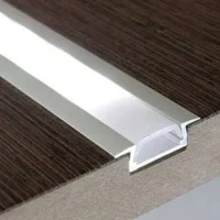 Lampo Aluminum Recessed Profile Kit 2 Meters For Strip Led