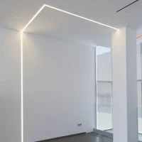 Lampo Aluminum Recessed Profile Kit 2 Meters For Strip Led