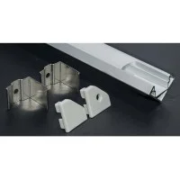 Lampo Aluminum Angular Surface Profile Kit 2 Meters For Strip