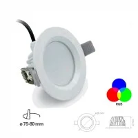 Lampo Sydney Faretto LED 5W RGB Cambia Colore 12V Da Incasso Lampo Sydney Faretto LED 5W RGB Cambia Colore 12V Da Incasso