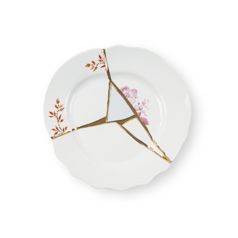 Seletti Kintsugi fruit and dessert plate