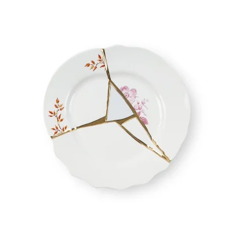 Seletti Kintsugi piatto da frutta e dessert