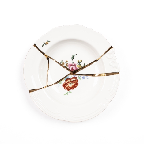 Seletti Kintsugi piatto fondo