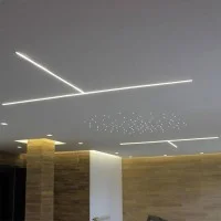 Lampo Kit Profilo In Alluminio Taglio Di Luce Medio 2 Metri Per