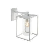 Sovil Domus E27 Rectangular Wall Lamp In Aluminum For Outdoor