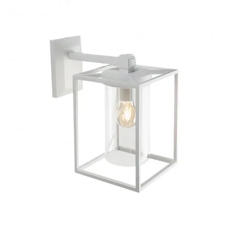 Sovil Domus E27 Rectangular Wall Lamp In Aluminum For Outdoor