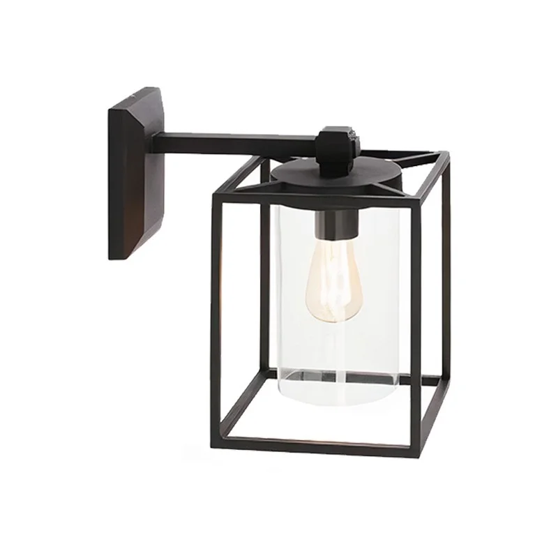 Sovil Domus E27 Rectangular Wall Lamp In Aluminum For Outdoor Sovil Domus E27 Rectangular Wall Lamp In Aluminum For Outdoor