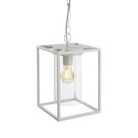Sovil Domus E27 Suspension Rectangular Lamp In Aluminum For