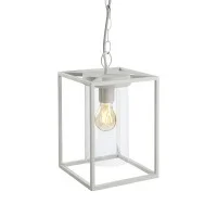 Sovil Domus E27 Suspension Rectangular Lamp In Aluminum For