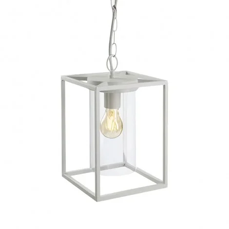 Sovil Domus E27 Suspension Rectangular Lamp In Aluminum For