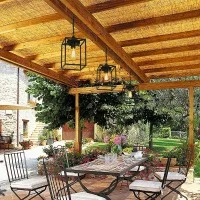 Sovil Domus E27 Lampada Sospensione Rettangolare da Soffitto In