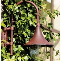 Sovil Lampara E27 Applique Lantern Wall Lamp In Aluminum For