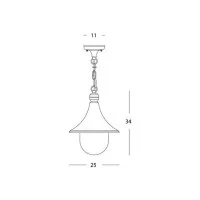 Sovil Lampara E27 Da Sospensione Soffitto Lampada In Alluminio