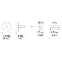 Lodes Single Round Canopies for Suspension Lamps Lodes Single Round Canopies for Suspension Lamps
