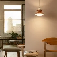 Louis Poulsen Doo-Wop Aluminum Conical Single Pendant Lamp For