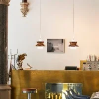 Louis Poulsen Doo-Wop Aluminum Conical Single Pendant Lamp For
