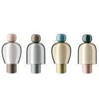 Lodes Easy Peasy LED Glass Table Lamp Dimmable Portable Battery Lodes Easy Peasy LED Glass Table Lamp Dimmable Portable Battery