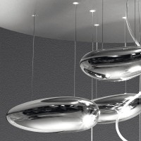 Artemide Mercury Lampada LED a Sospensione Lampadario