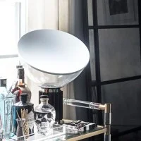 Flos Taccia LED 28W Lampada da tavolo in vetro nero