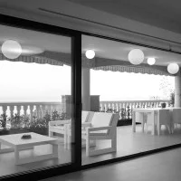 Artemide Dioscuri Lampada da Parete Soffitto Sferica In Acciaio