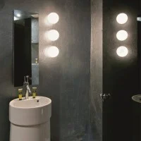 Artemide Dioscuri Wall Lamp Spherical Ceiling In Steel And