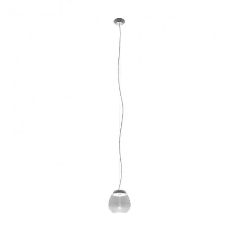 Artemide Empatia Suspension LED Lamp In blown Glass By Carlotta